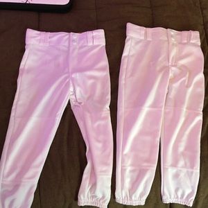 2 Pairs of Rawlings Baseball Pants Youth Small 8-9 NWT